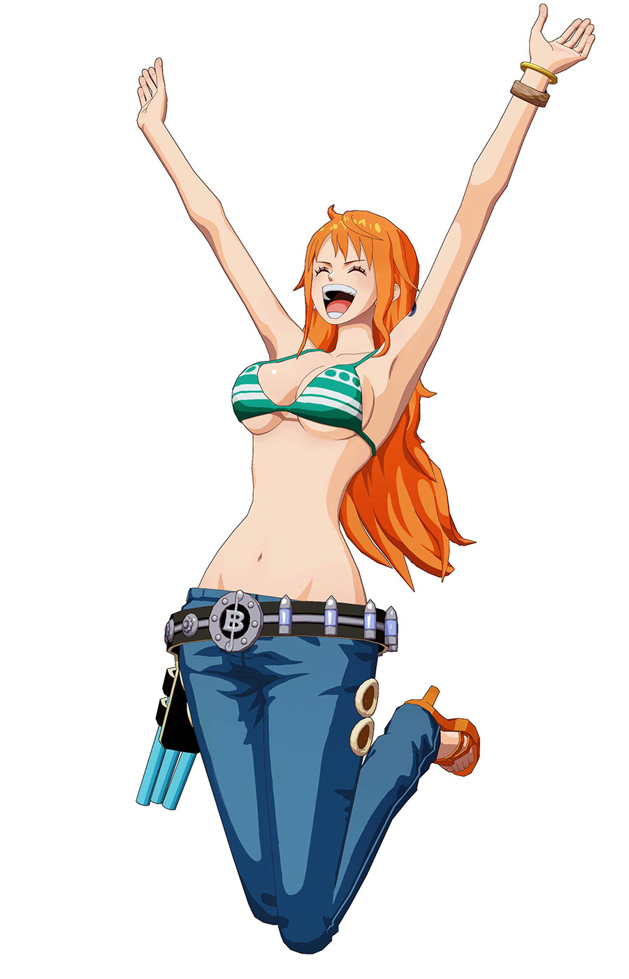 Nami Jumping Art from One Piece: Unlimited World Red