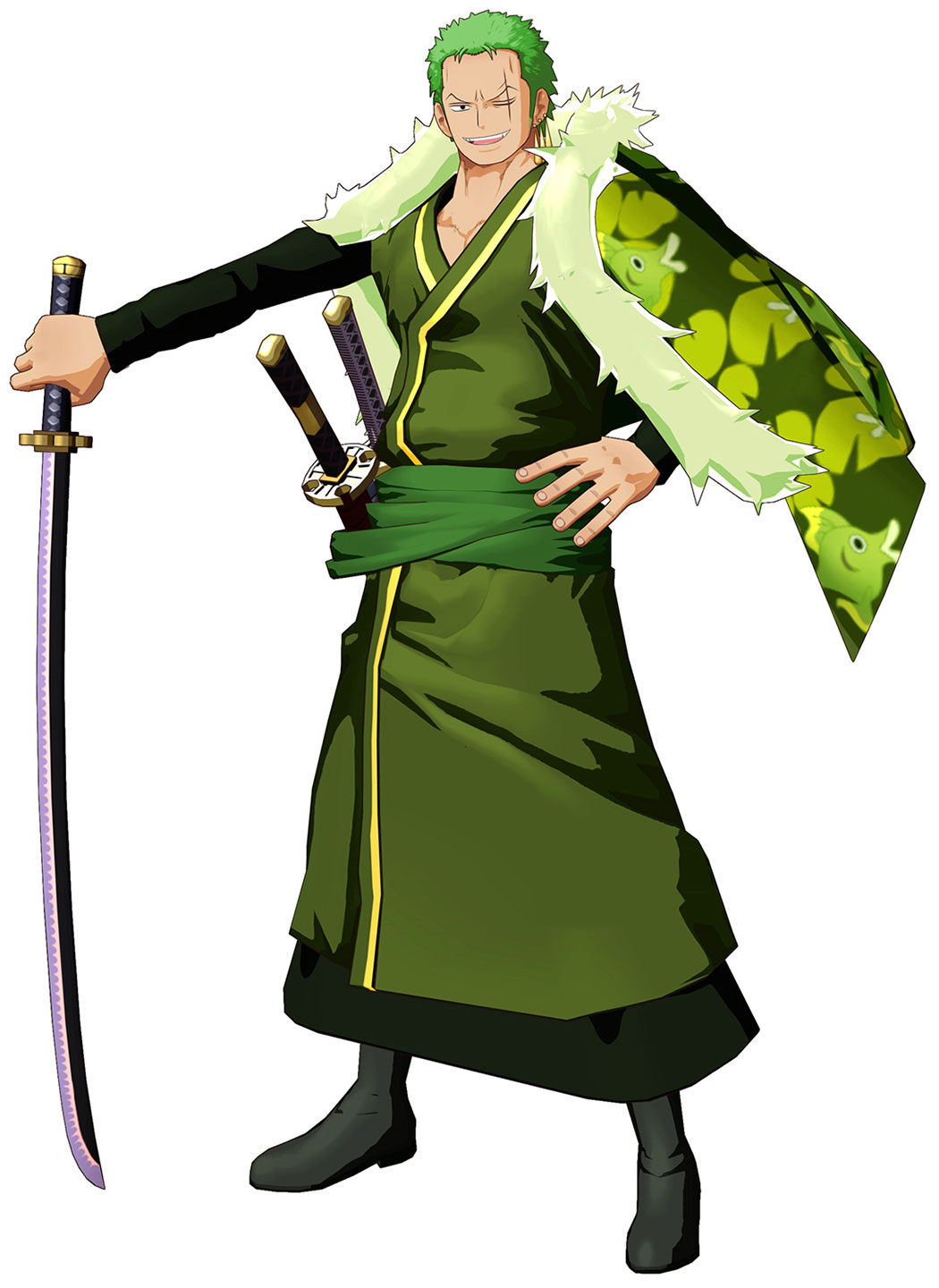 Roronoa Zoro, Alt Costume Art from One Piece: Unlimited World Red
