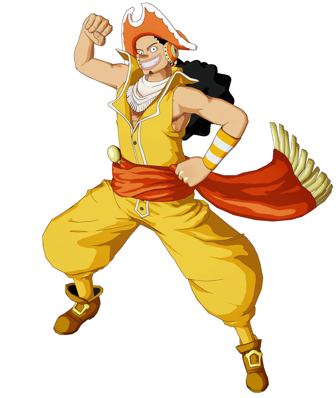 Usopp, Alt Costume Art from One Piece: Unlimited World Red