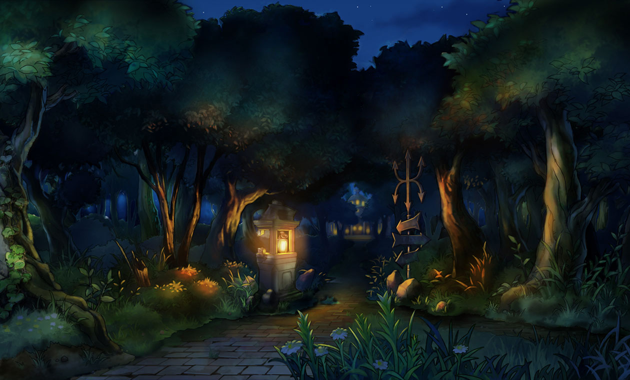 Road to the Court Art from Professor Layton vs. Phoenix Wright: Ace Attorney