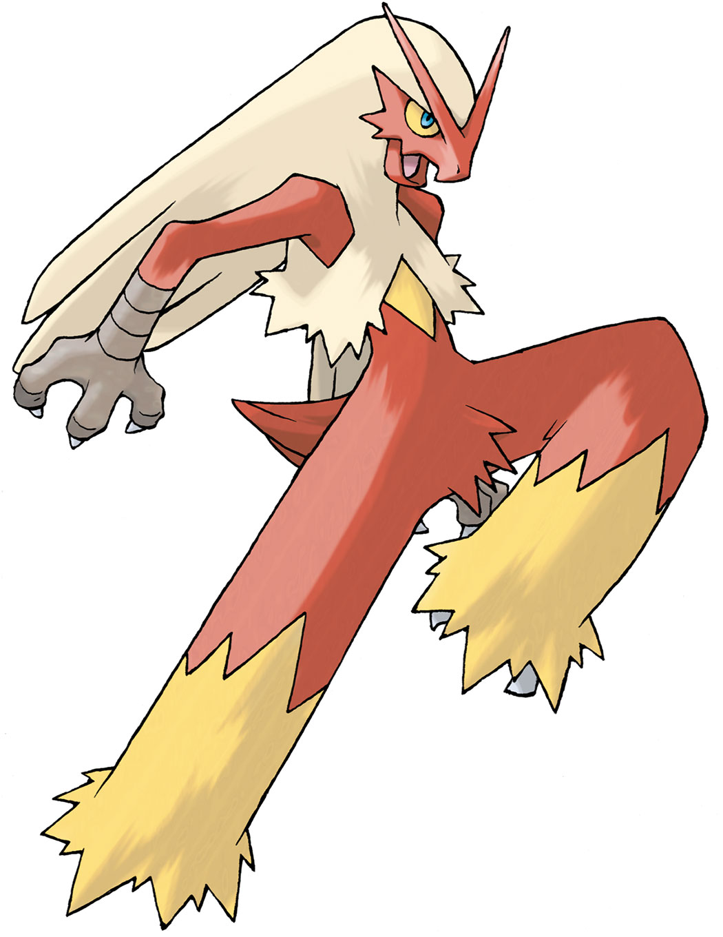 Blaziken Art from Pokémon Omega Ruby and Alpha Sapphire