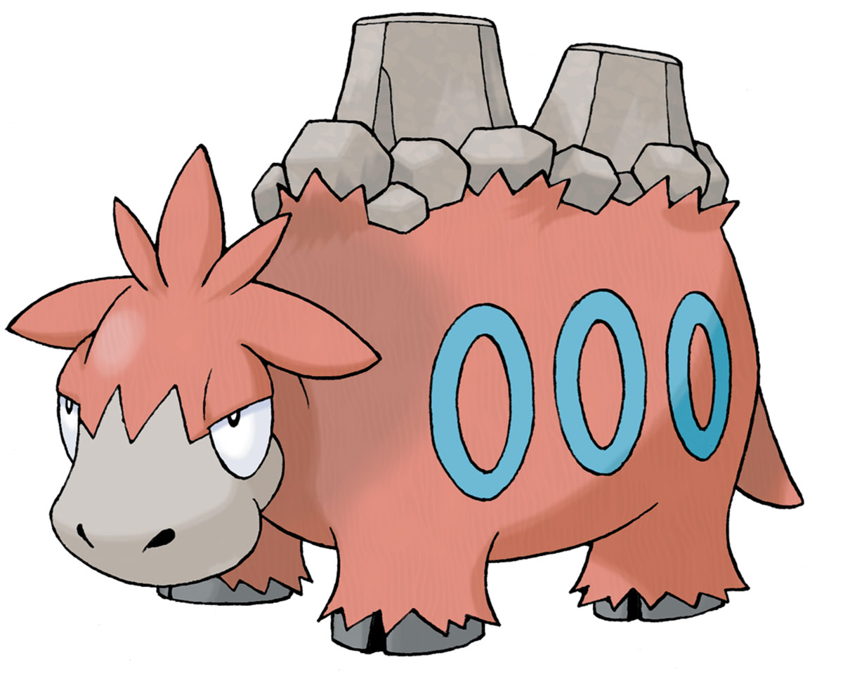 Camerupt Art from Pokémon Omega Ruby and Alpha Sapphire