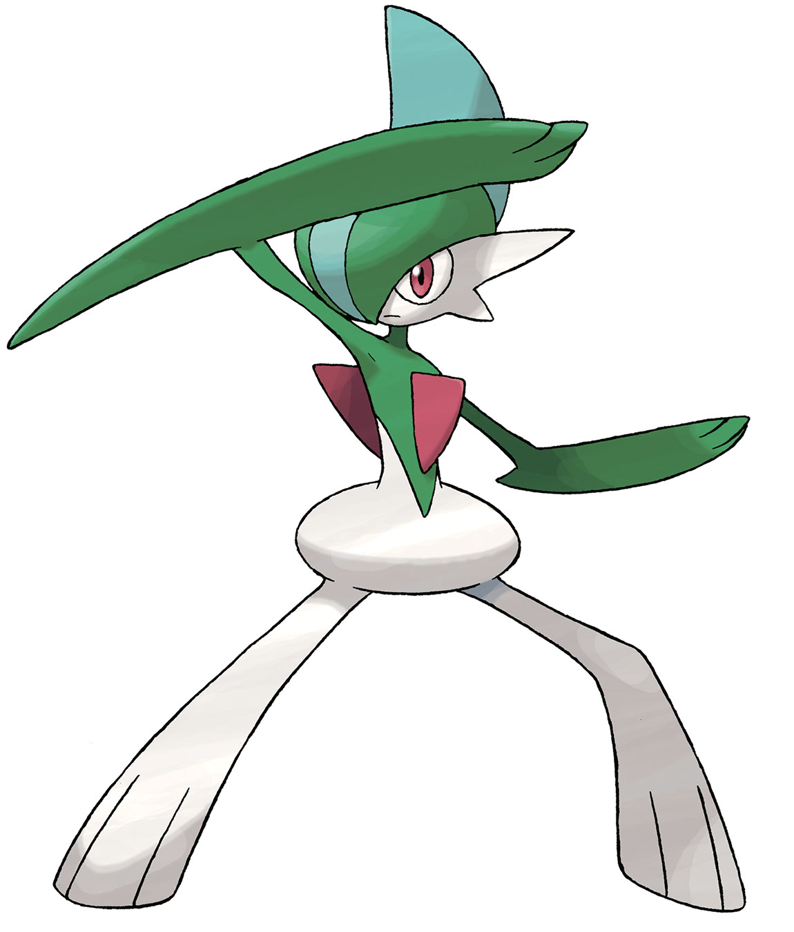 Gallade Art from Pokémon Omega Ruby and Alpha Sapphire