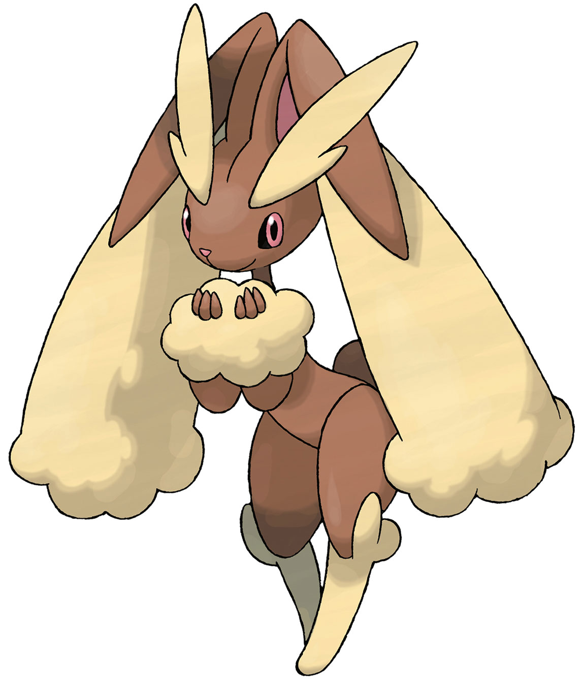 Lopunny Art from Pokémon Omega Ruby and Alpha Sapphire
