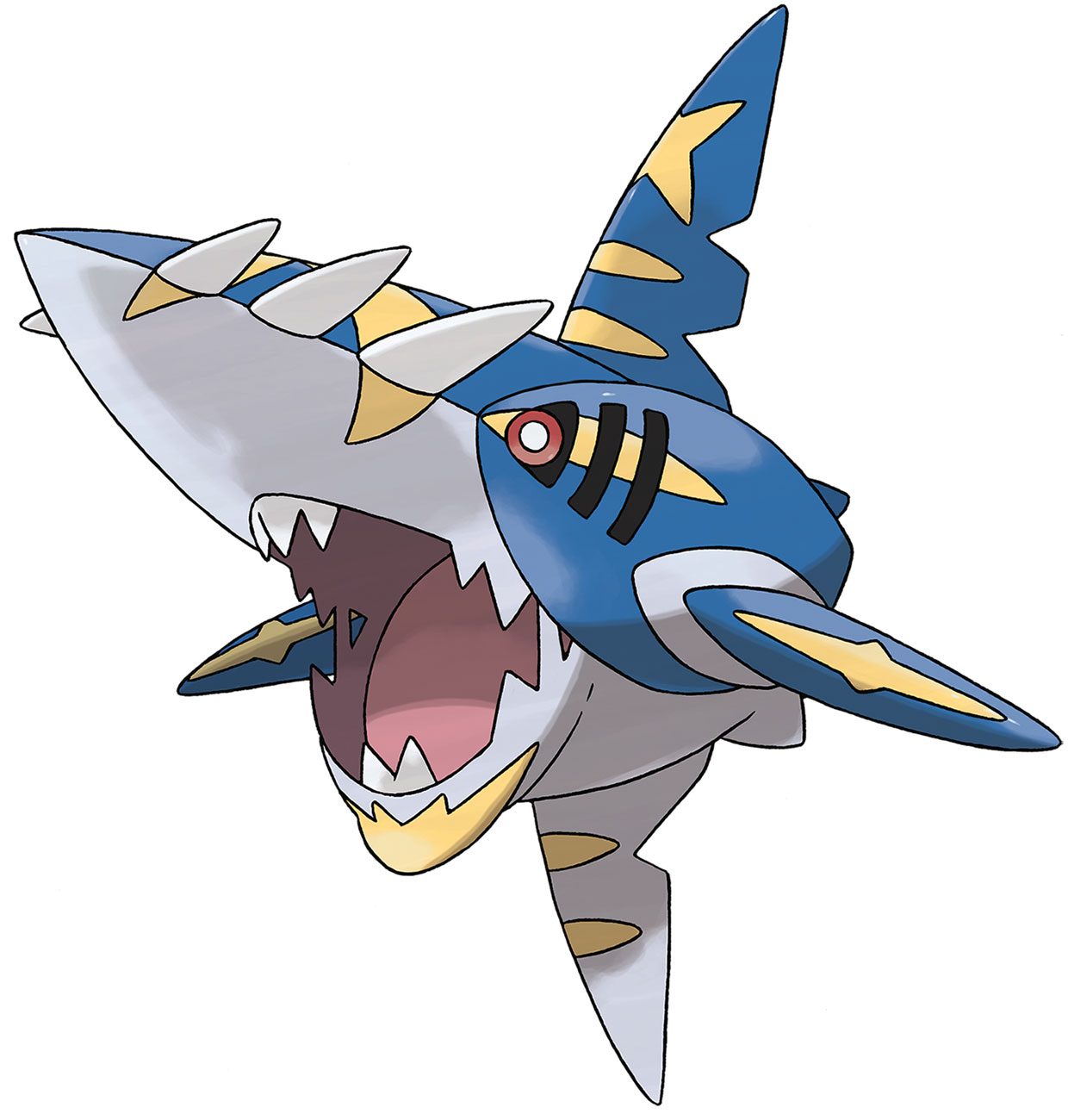 Mega Sharpedo Art from Pokémon Omega Ruby and Alpha Sapphire