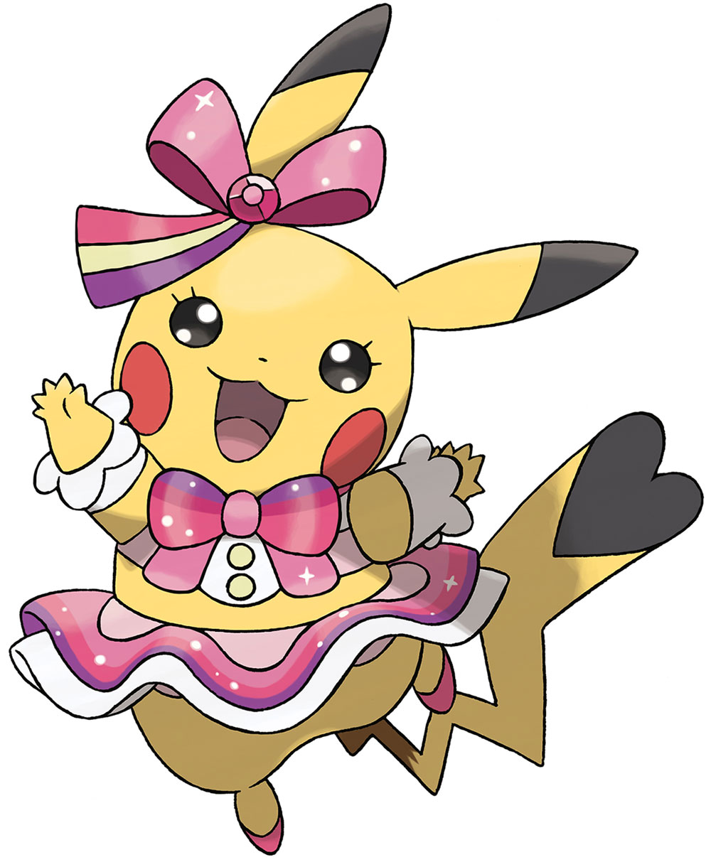Pikachu Pop Star Art from Pokémon Omega Ruby and Alpha Sapphire