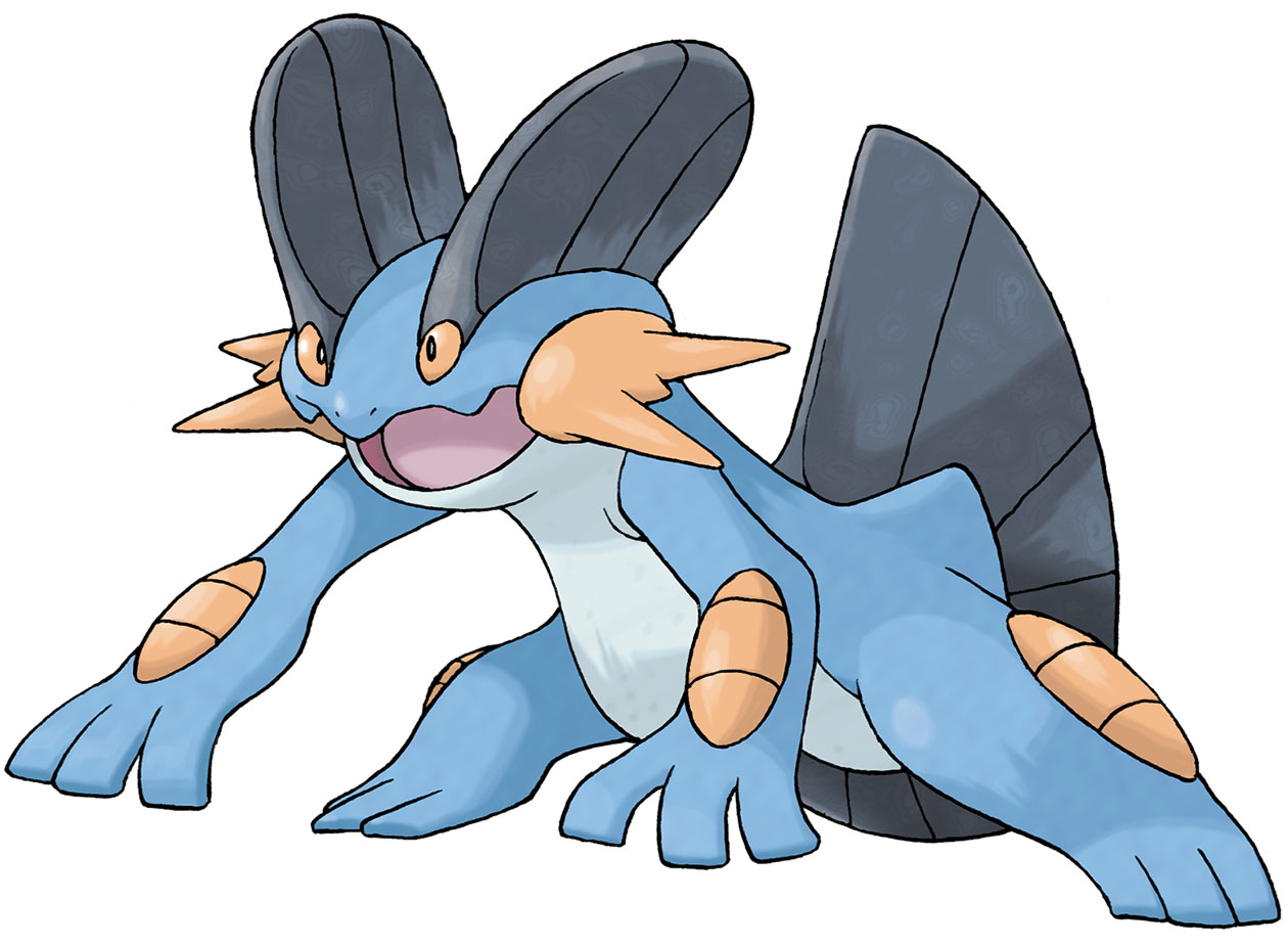 Swampert Art from Pokémon Omega Ruby and Alpha Sapphire