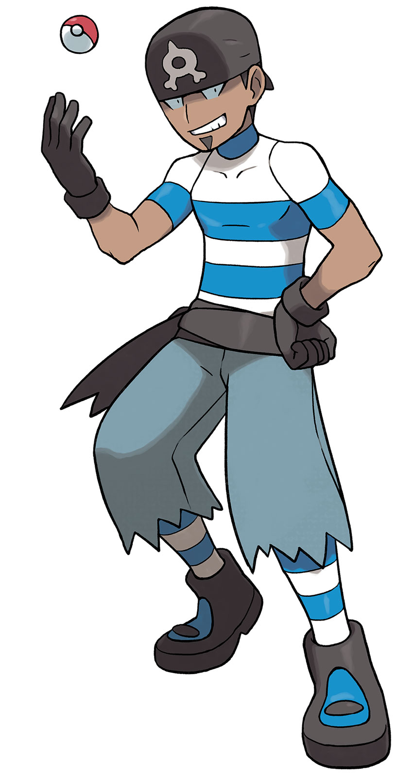 Team Aqua Boy Art from Pokémon Omega Ruby and Alpha Sapphire