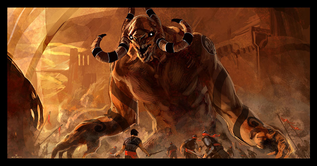 Boss Battle Art from Prince of Persia: Warrior Within