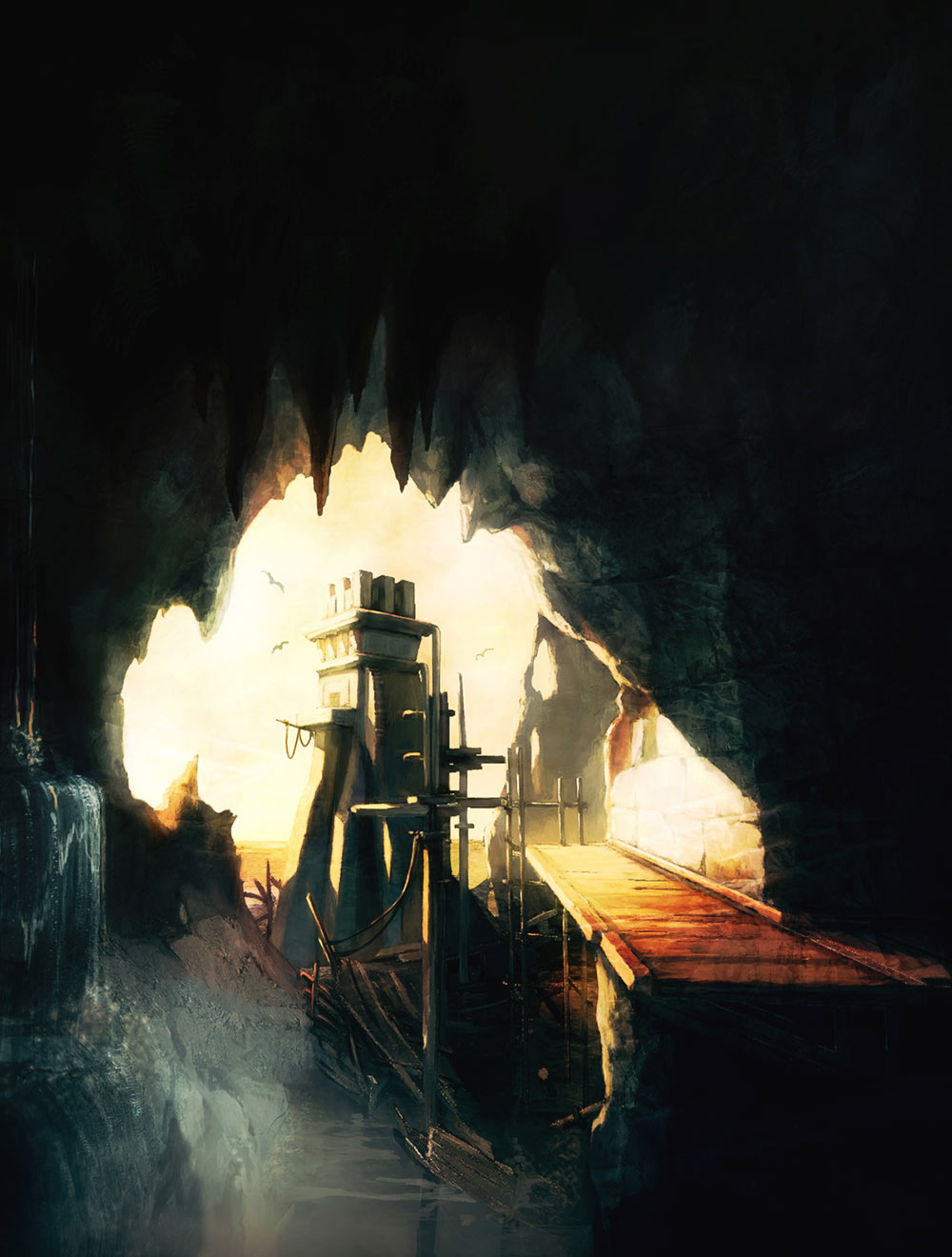 Cave Art from Prince of Persia: Warrior Within