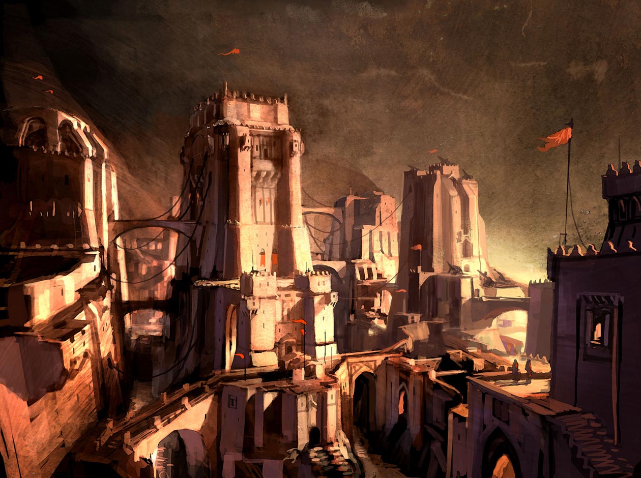 City Art from Prince of Persia: Warrior Within
