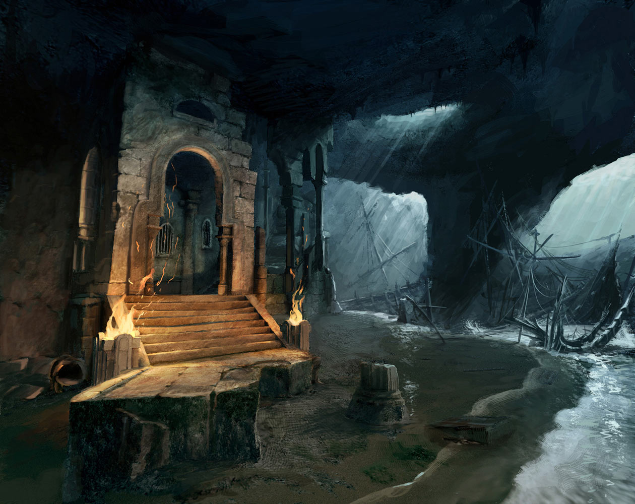 Ruined Ships Art from Prince of Persia: Warrior Within