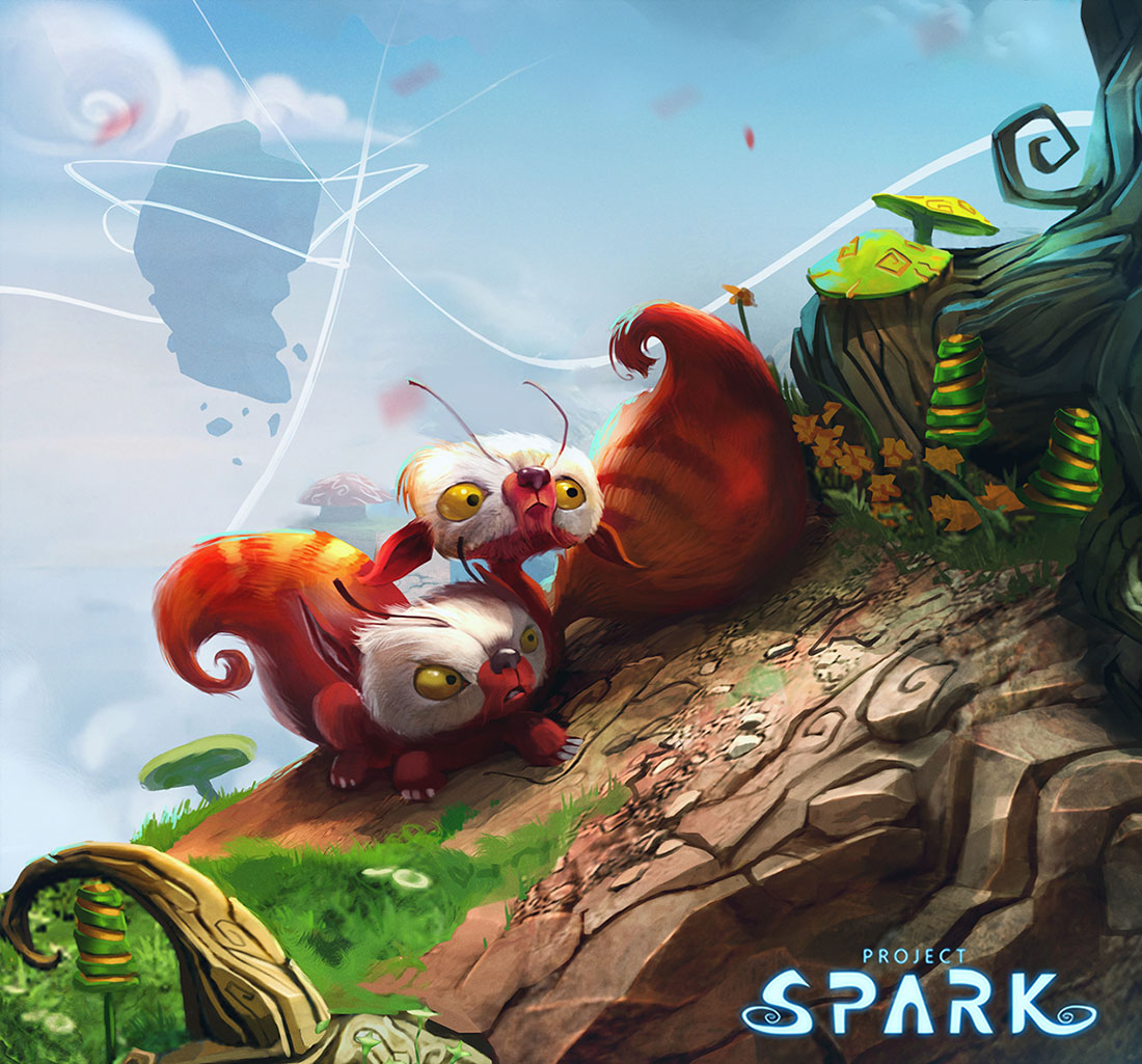 Squirrels Art from Project Spark