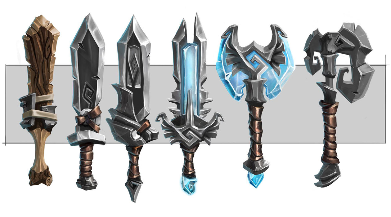 Weapons Art from Project Spark