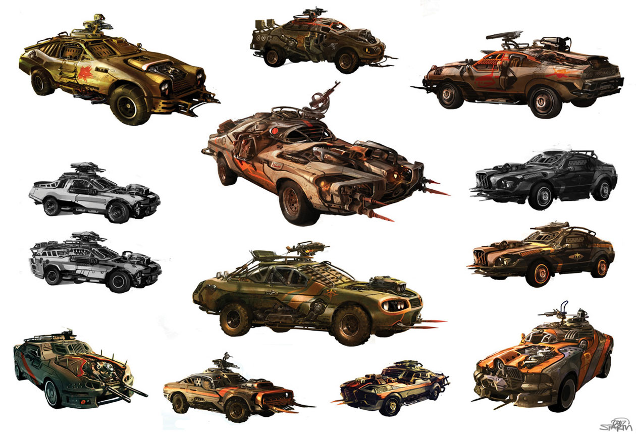 Car Designs Art from Rage