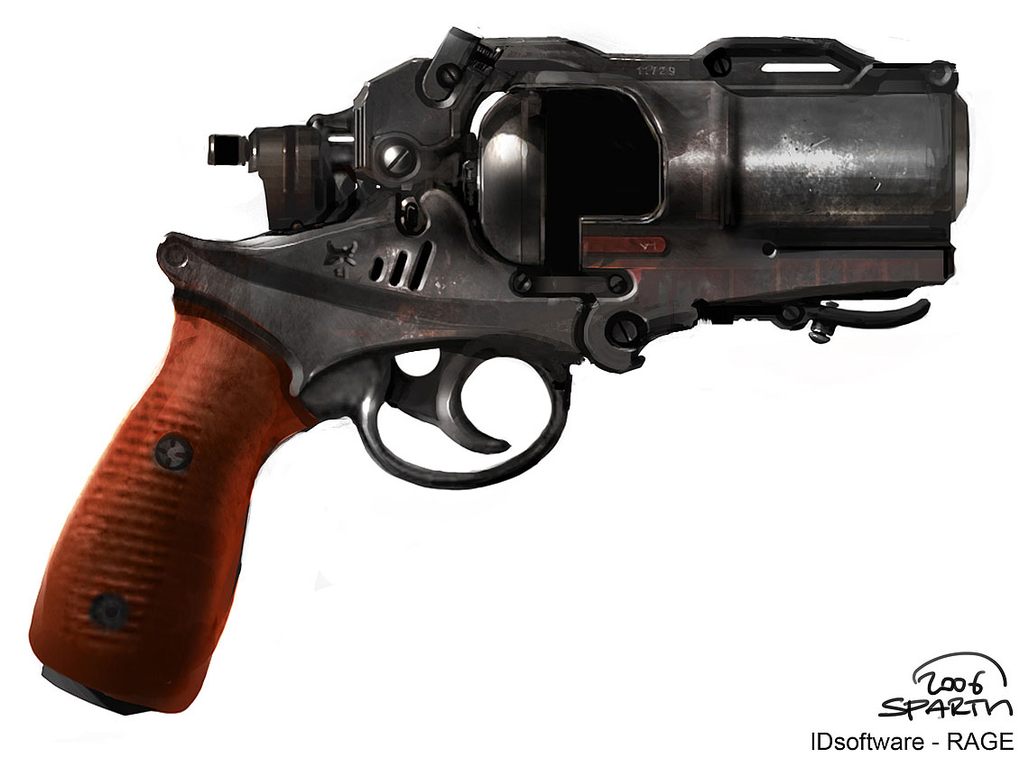 Settler Pistol Art from Rage