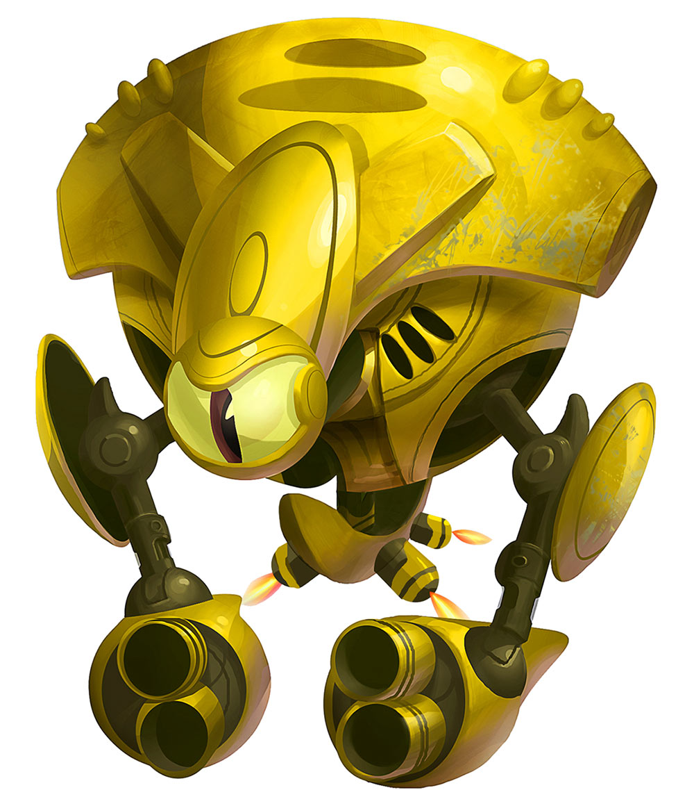 Armorillo Art from Sonic Boom