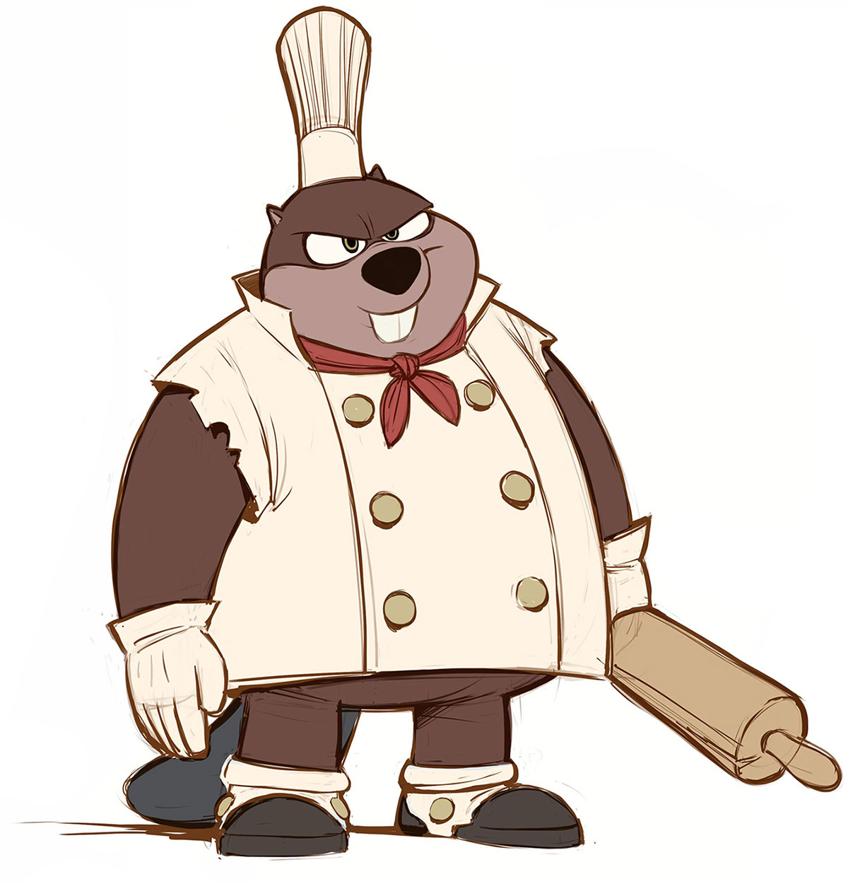 Chef Woody Art from Sonic Boom