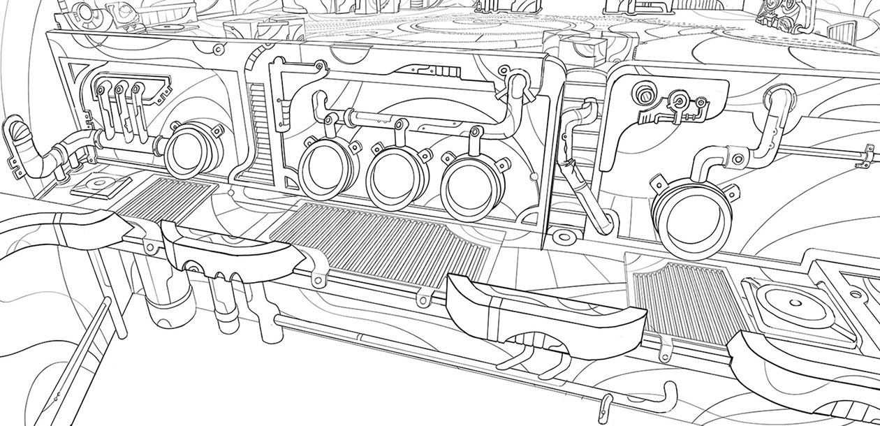 Control Room Art from Sonic Boom