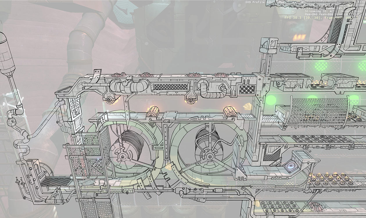 Dig Site Section Art from Sonic Boom