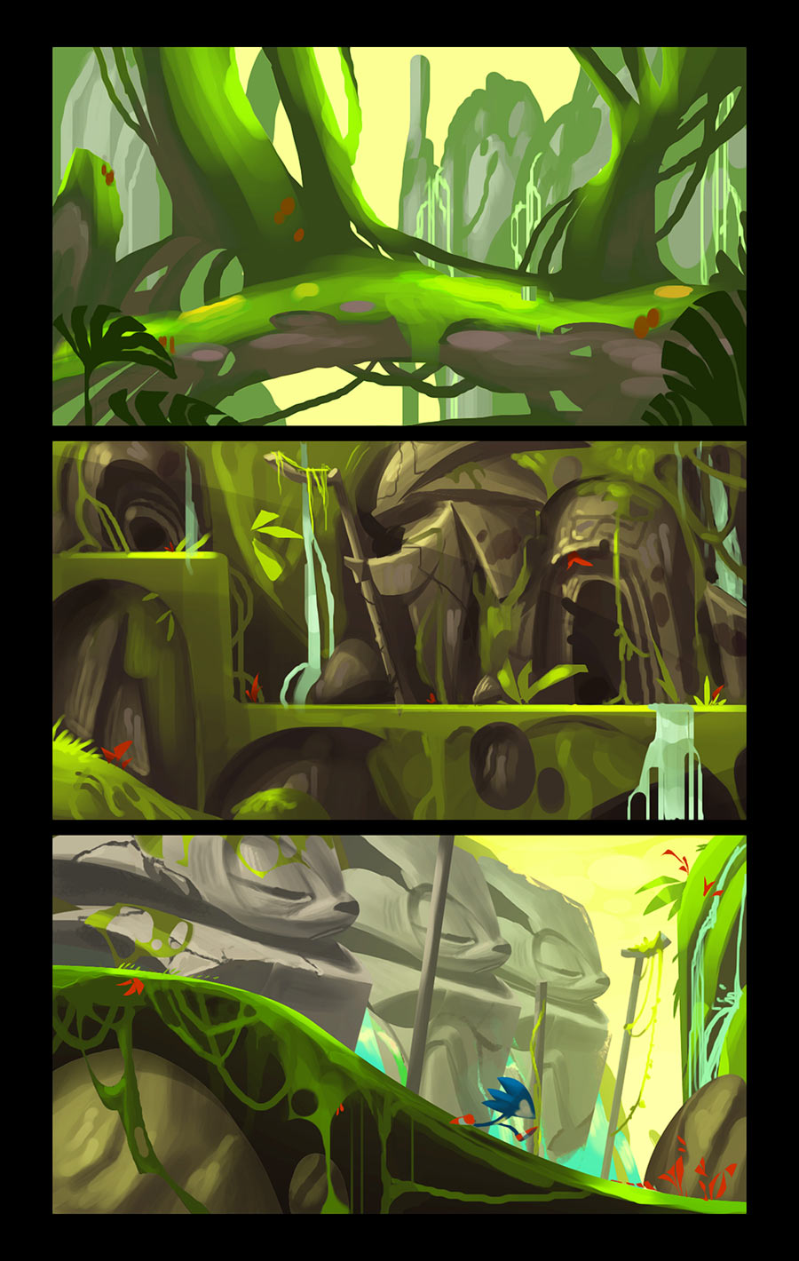 Jungle Art from Sonic Boom
