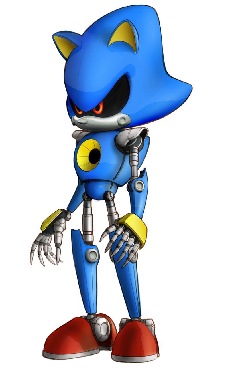 Metal Sonic Art from Sonic Boom