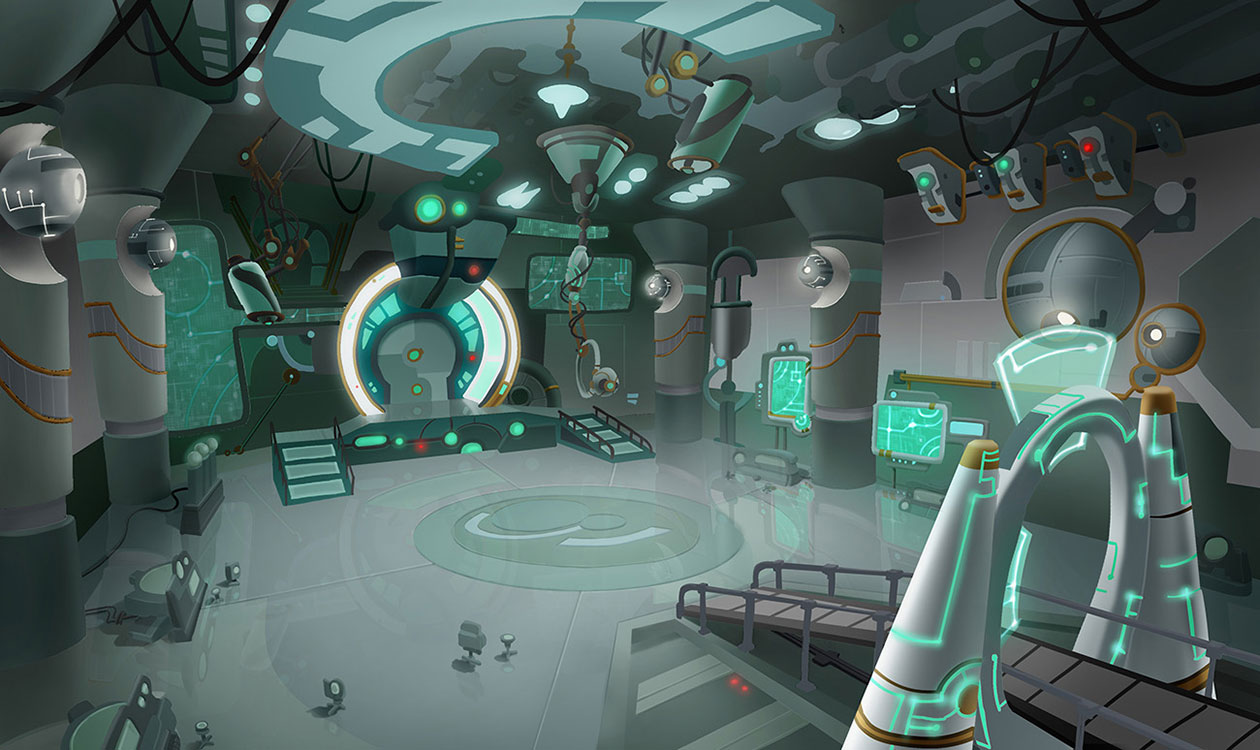 Research Facility Art from Sonic Boom