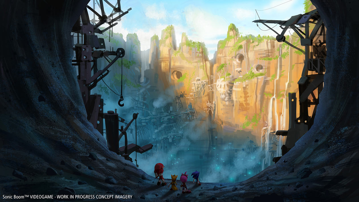 Tunnel Canyon Art from Sonic Boom