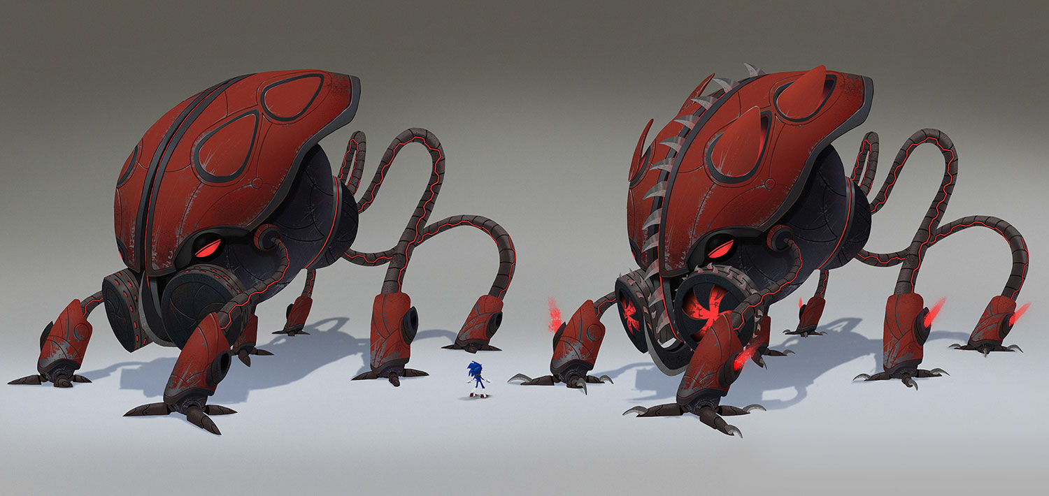 Tunnelbot Art from Sonic Boom