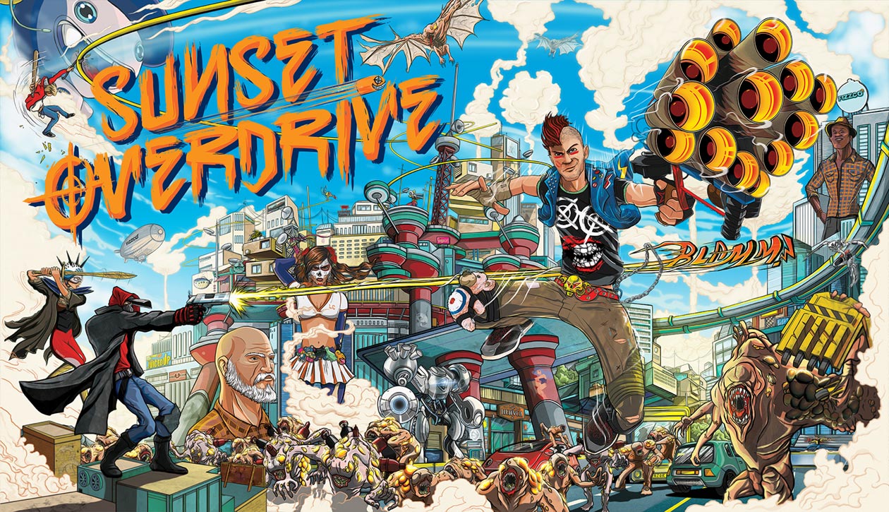Key Art from Sunset Overdrive