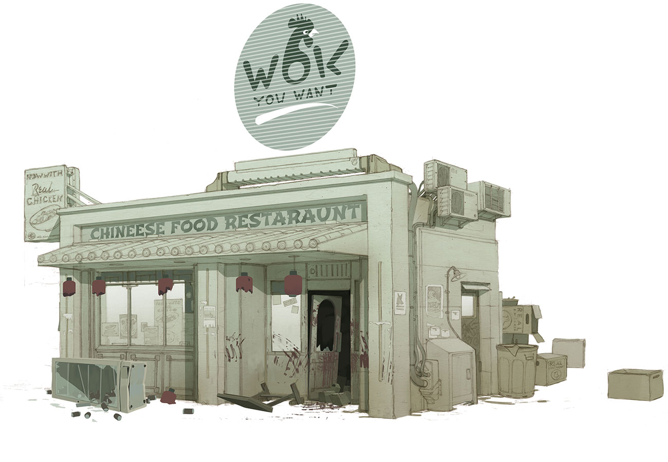 Wok You Want Shop Art from Sunset Overdrive