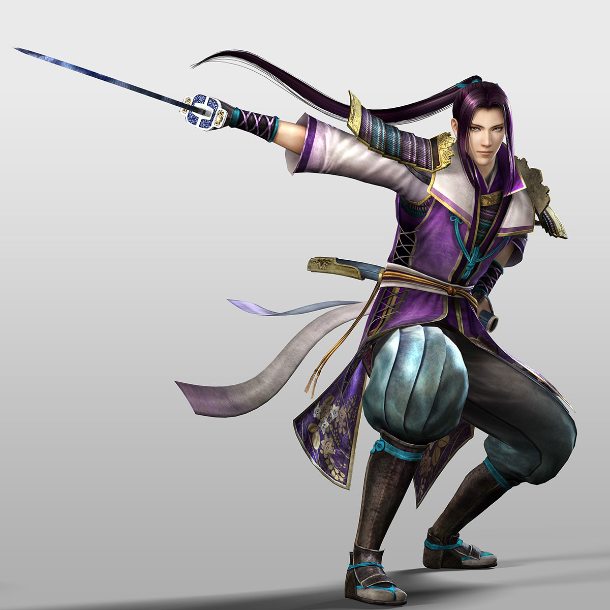 Mitsuhide Akechi Art from Samurai Warriors 4