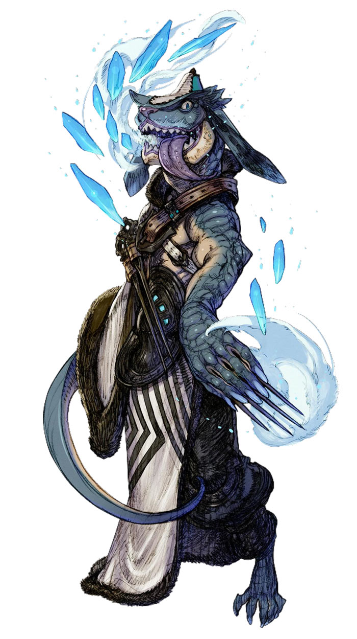 A'merpact the Frostbreath Art from Terra Battle