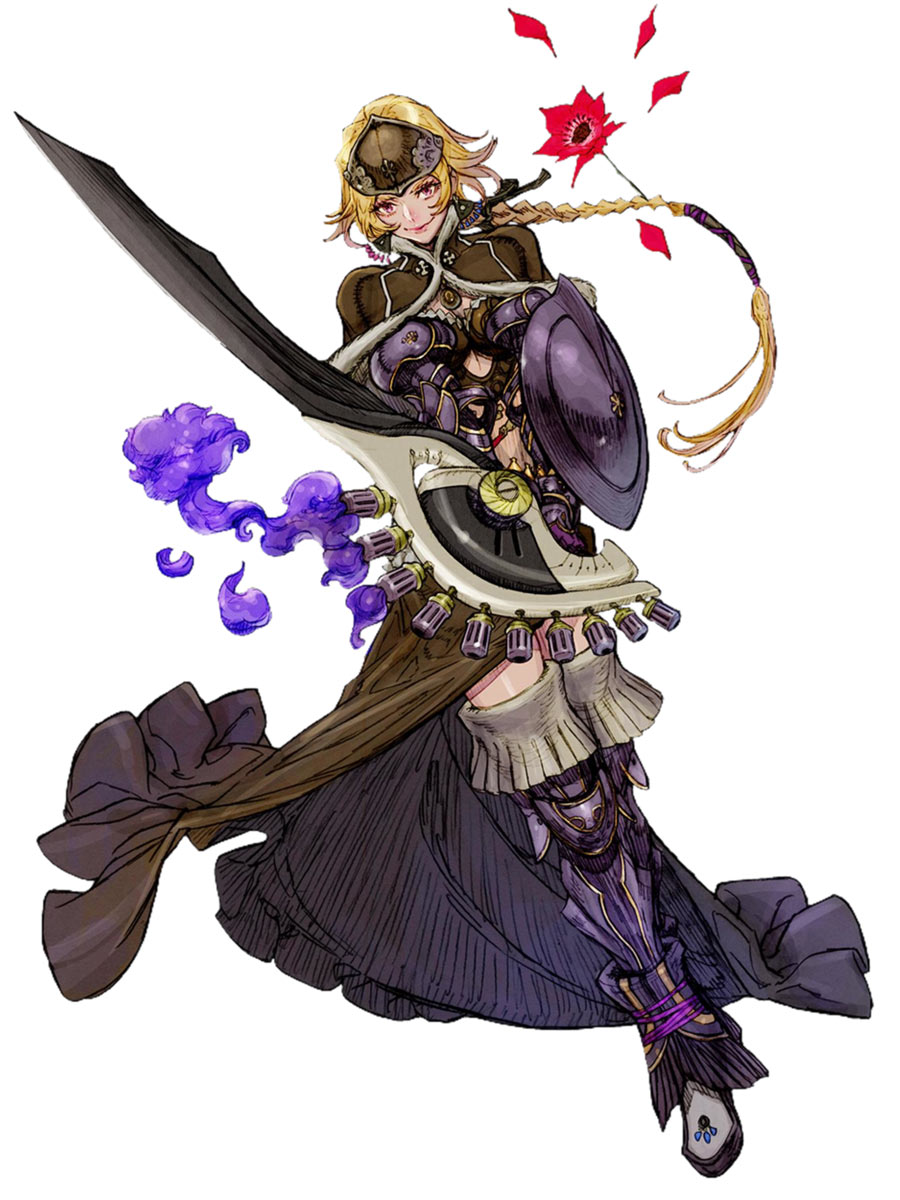 Bahl the Dark Hero Art from Terra Battle