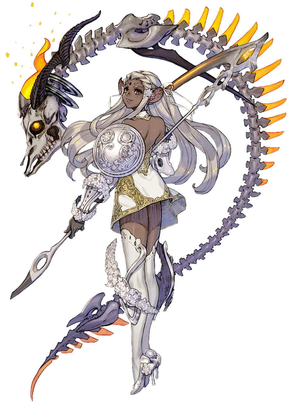 Bajanna the Spiritbinder Art from Terra Battle