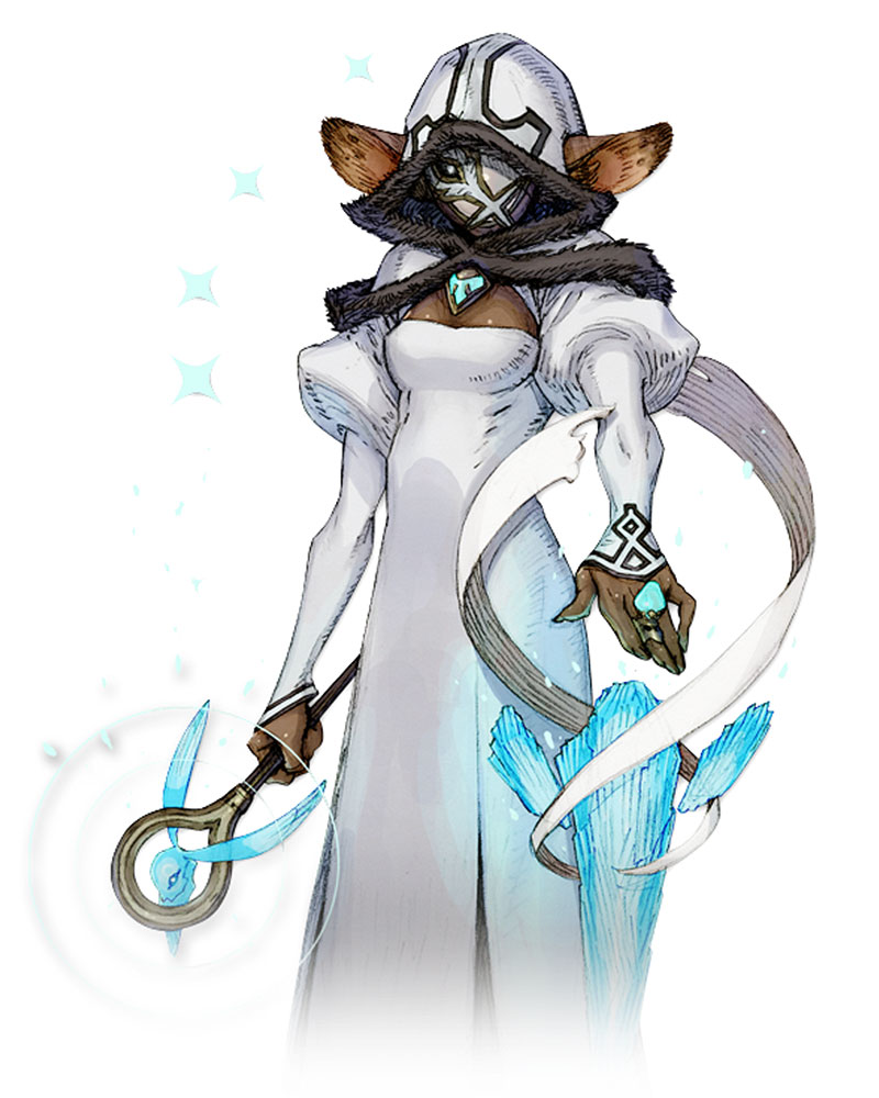 Beastfolk Healer Art from Terra Battle