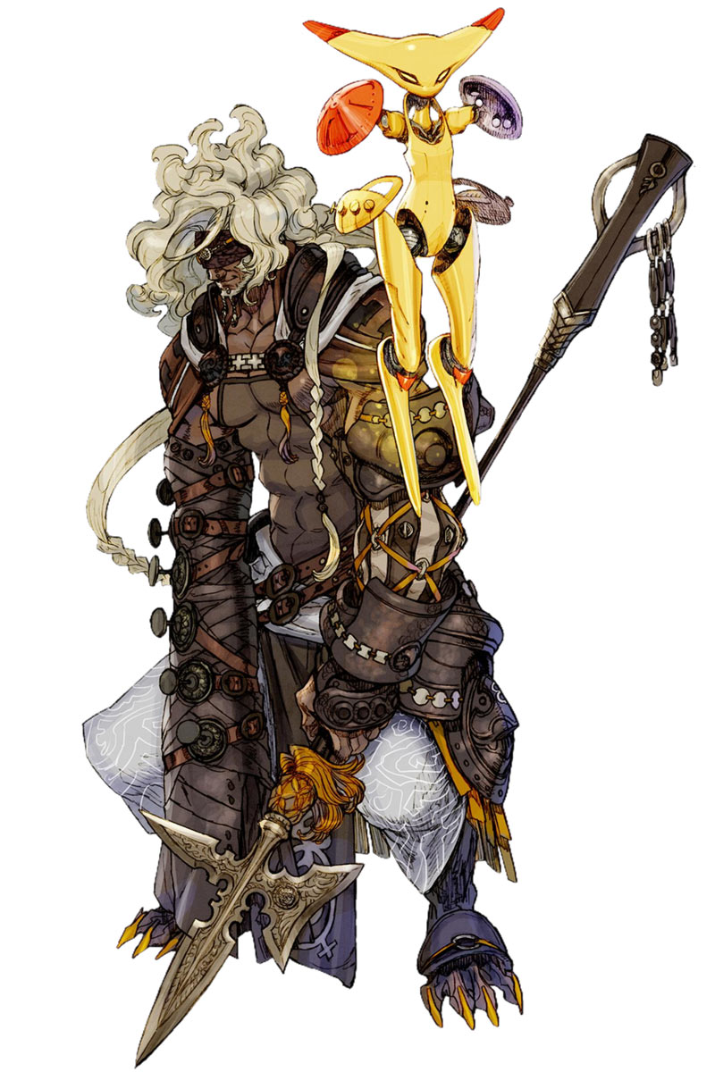 Djugan the Clairvoyant Art from Terra Battle