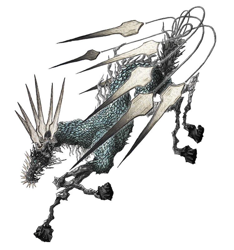 Jagged Dracorin Art from Terra Battle