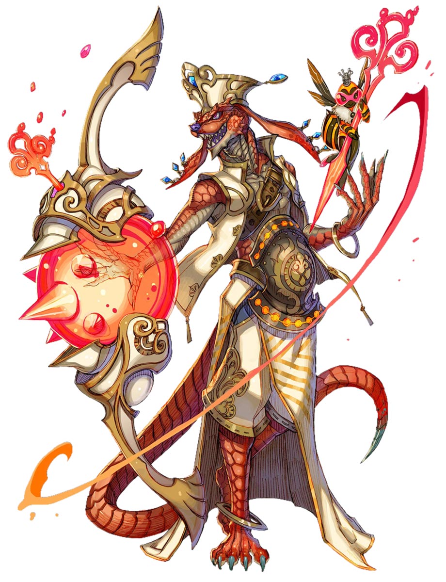 Hakann the Coach Art from Terra Battle