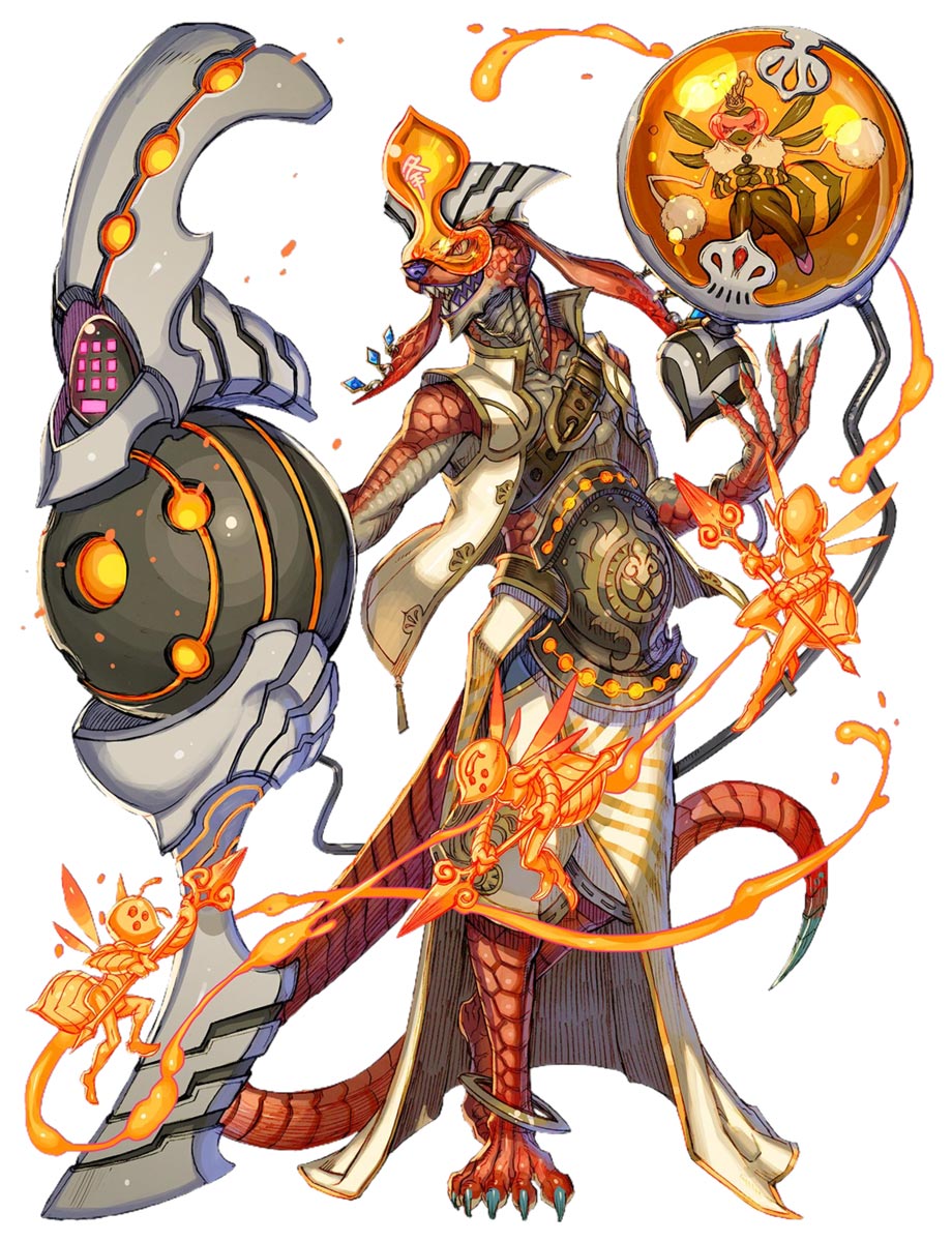 Solar Hakann Art from Terra Battle
