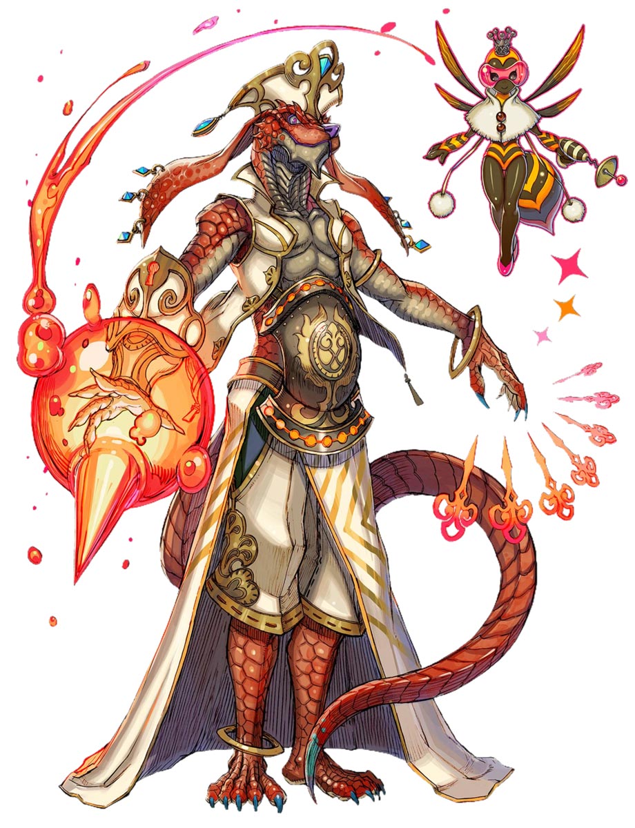 Hakann the Teacher Art from Terra Battle