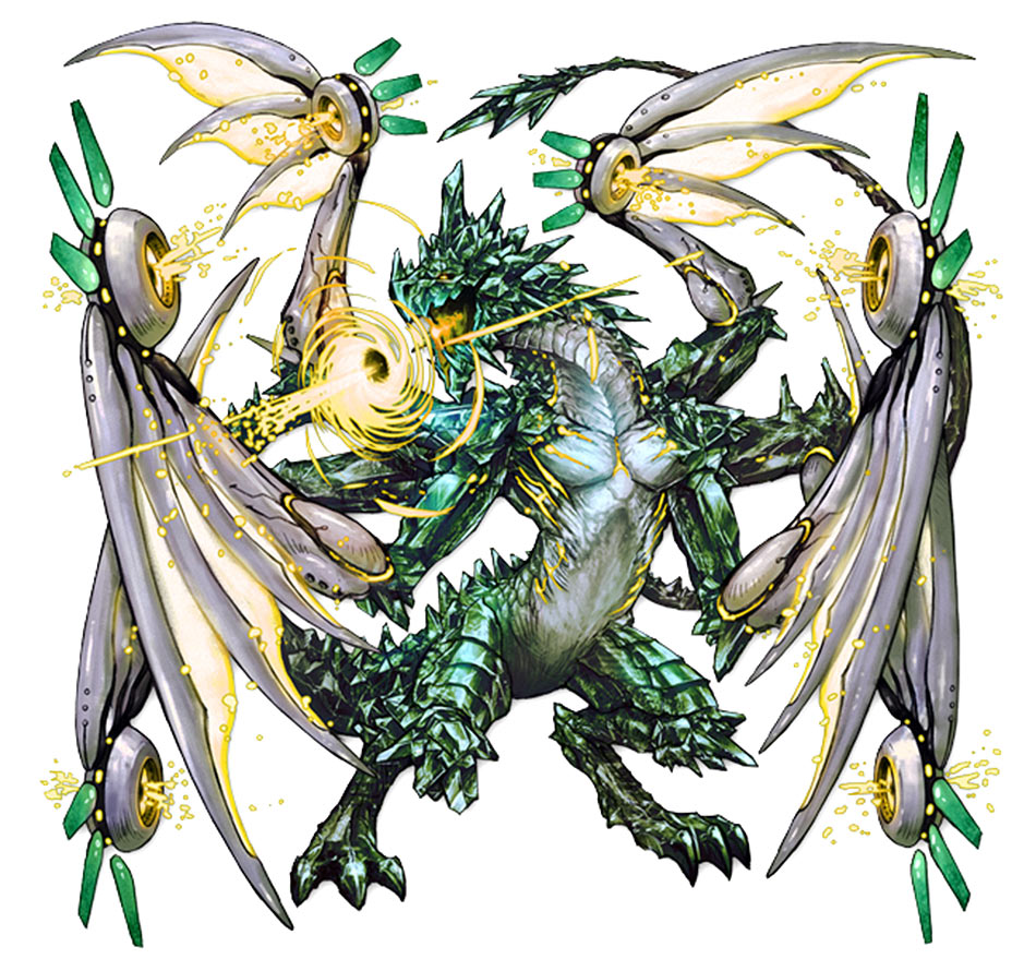 Phantasmal Jade Dragon Art from Terra Battle