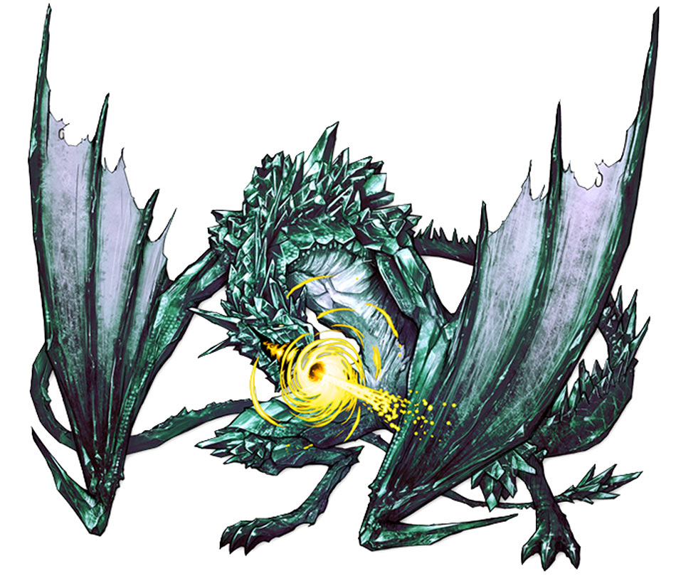 Jade Dragon Art from Terra Battle