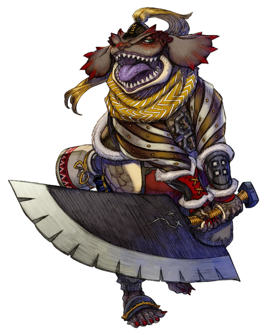 Ka'pori the Big Mouth Art from Terra Battle