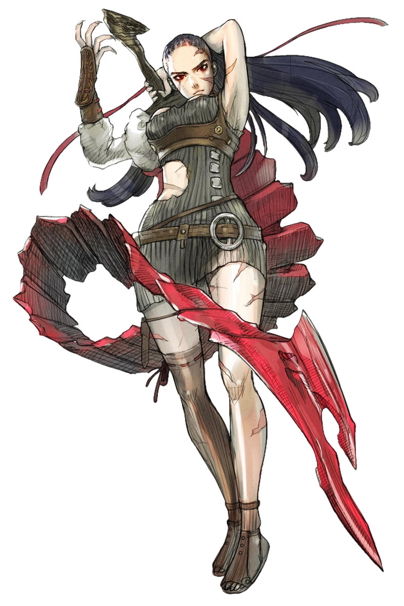 Maralme the Wyrmmaster Art from Terra Battle