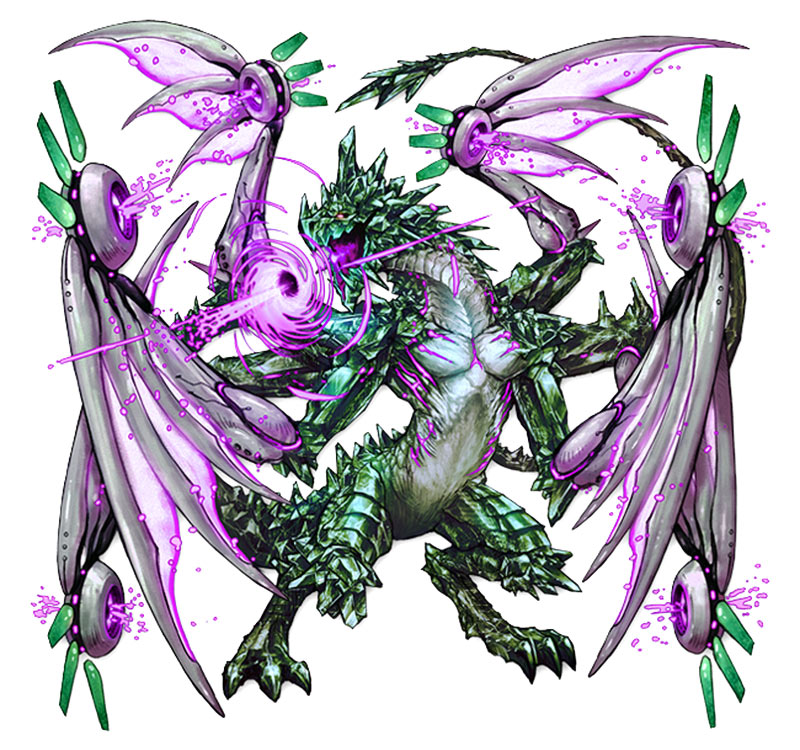 Phantasmal Nephrite Dragon Art from Terra Battle