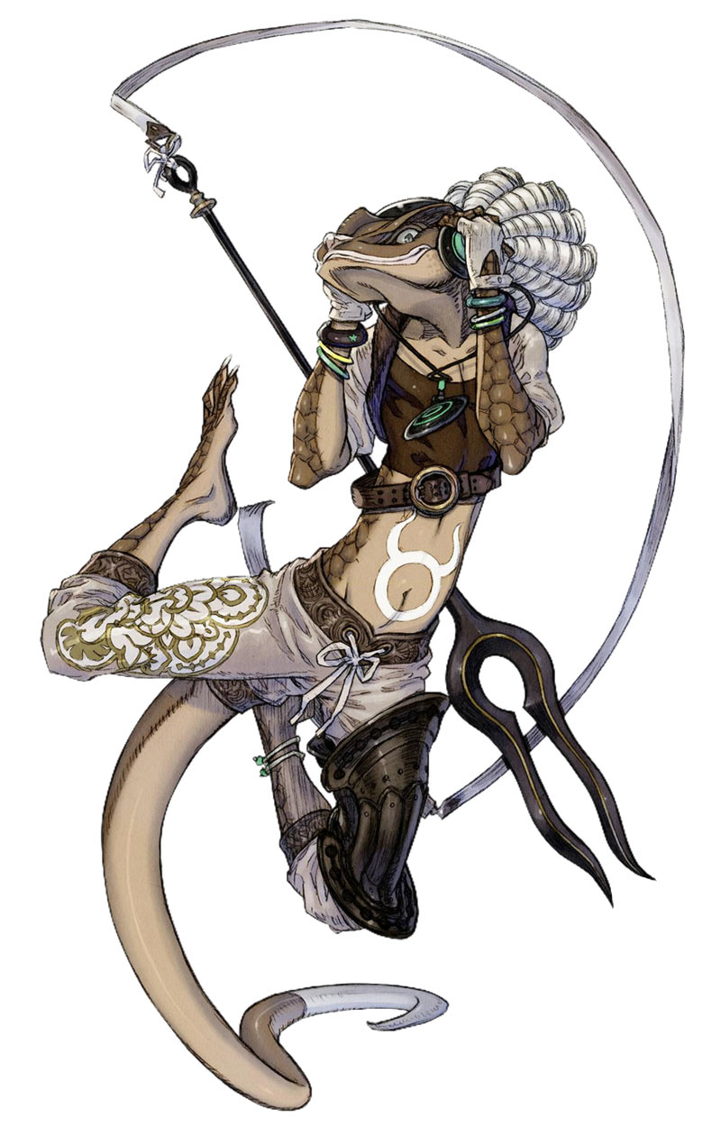 Ra'prow the Beat Master Art from Terra Battle