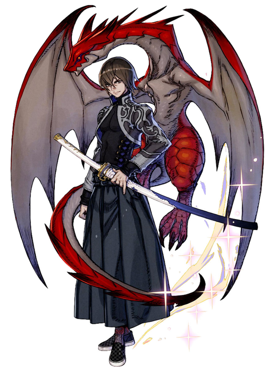 Guardian Ryoma RNA Art from Terra Battle