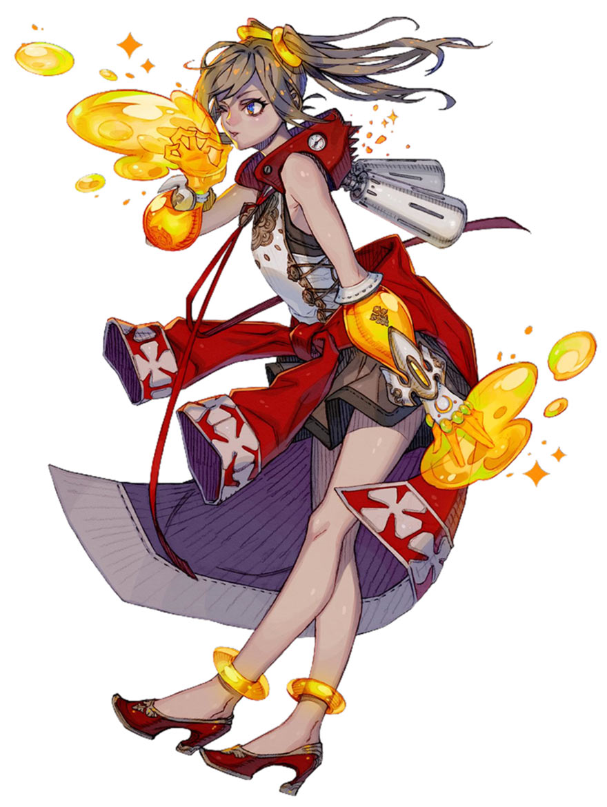 Sayu the Marvelous Art from Terra Battle