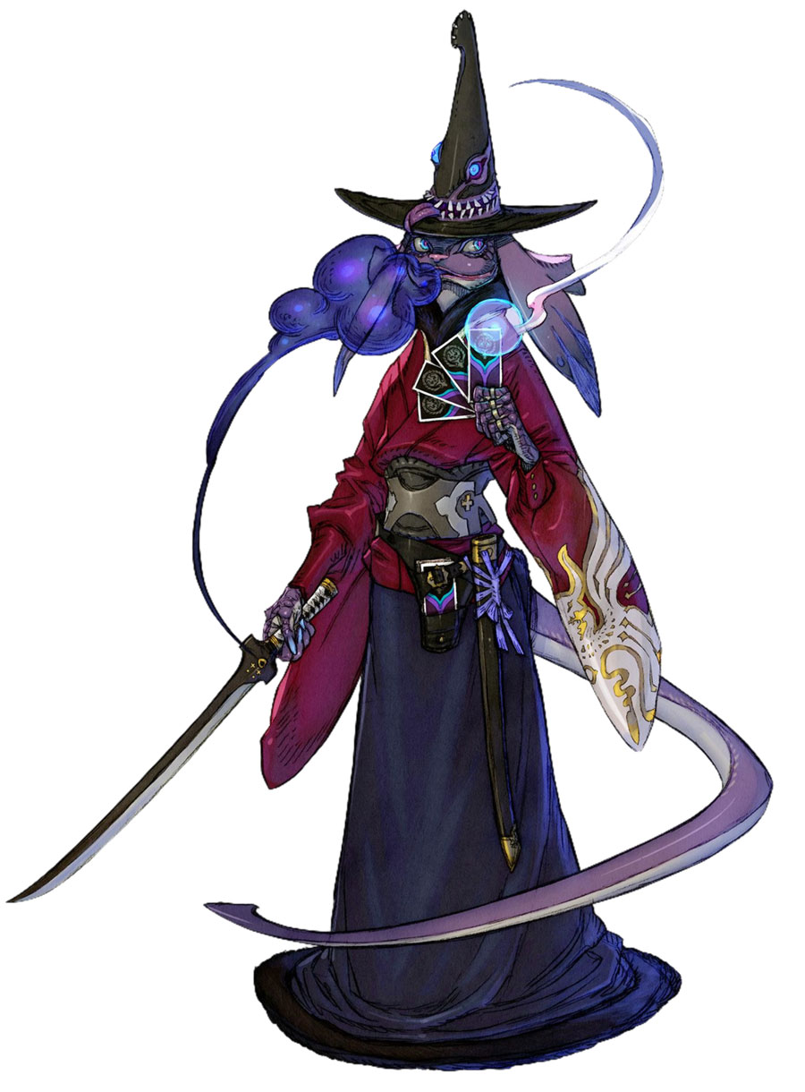 Sha'plar the Witch Art from Terra Battle